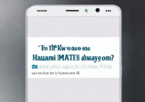 华为MATE8屏幕怎么常亮，华为Mate8屏幕设置常亮方法