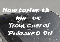 苹果6前置摄像头坏了怎么办？自己能修吗？