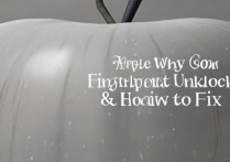 苹果为什么有的没指纹解锁不了怎么办？指纹失灵无法解锁的解决方法