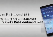 华为c8655开不了机怎么办？3步教你快速排查解决！