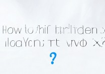 vivox9怎么把隐藏图标找回来？30字疑问长尾标题