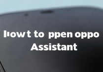 OPPO手机助手怎么打开？OPPO手机助手在哪里找