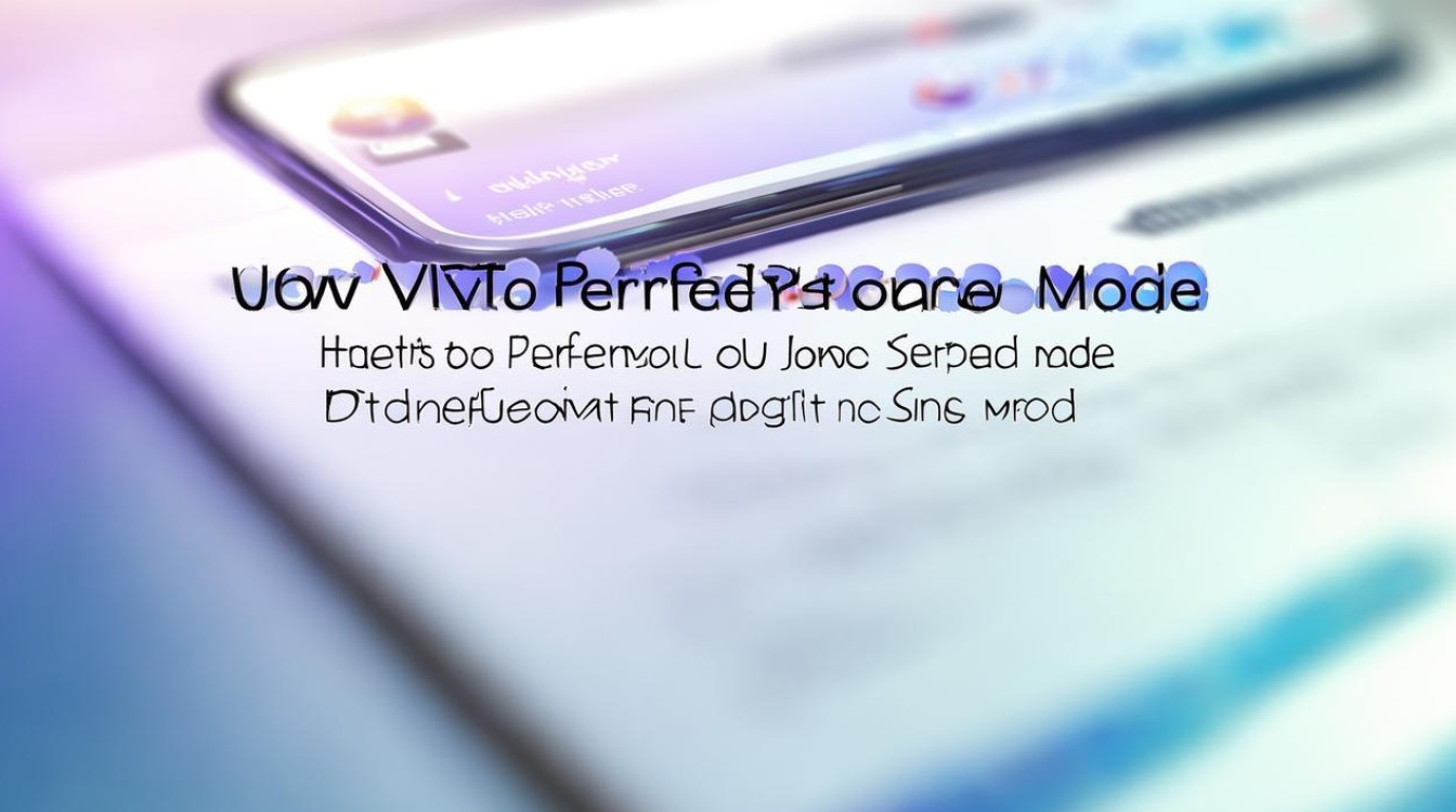 vivo性能模式怎么开