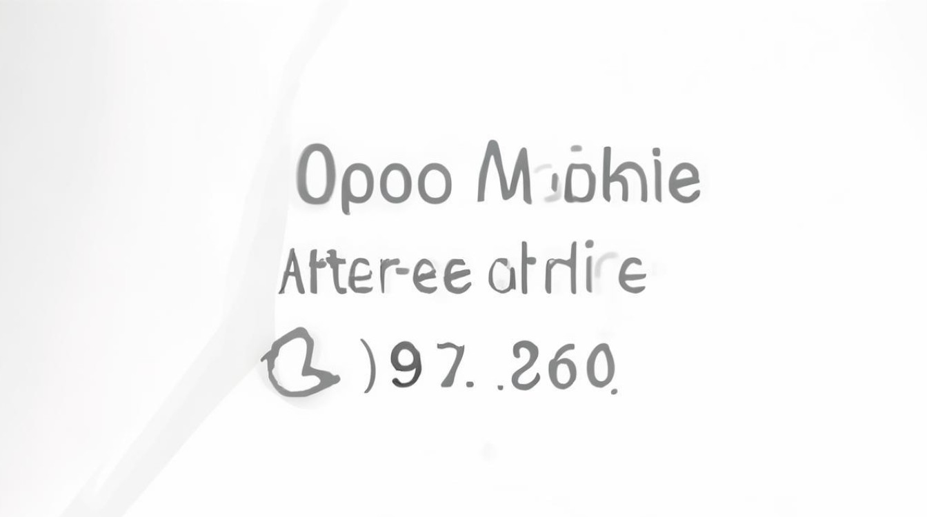 oppo手机售后电话