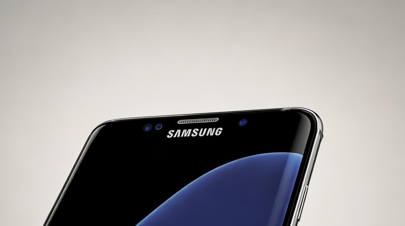 三星s7edge黑色实拍图