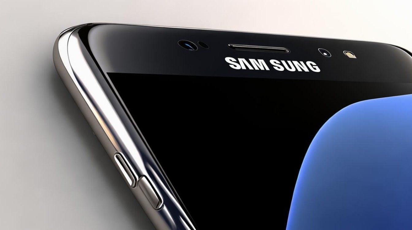 三星s7edge黑色实拍图