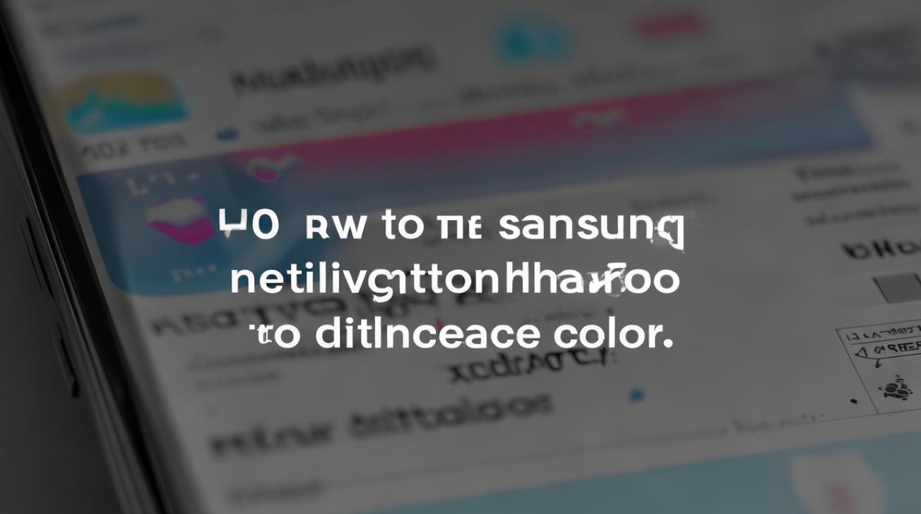 三星通知栏怎么设置成别的颜色