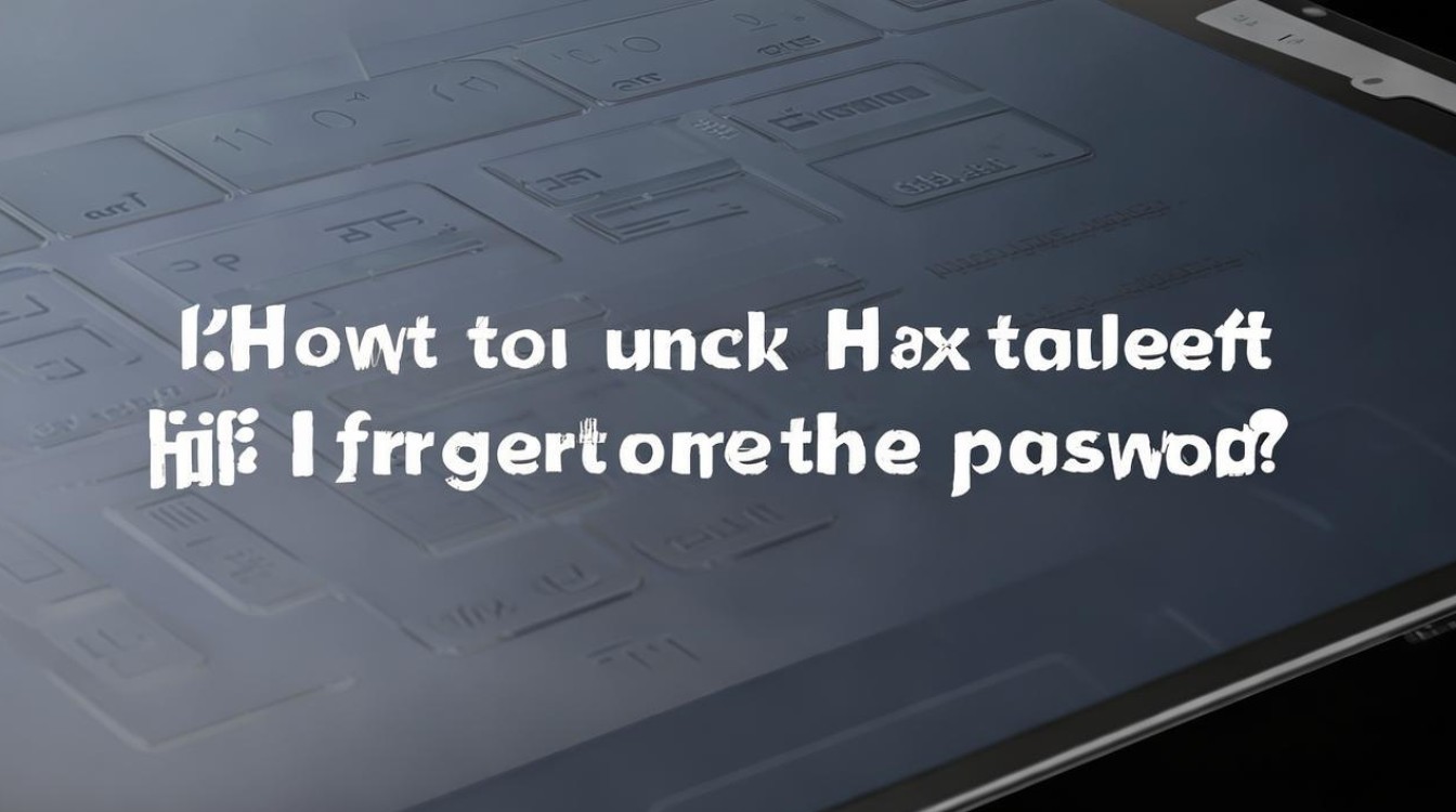 华为平板锁屏密码忘了怎么办