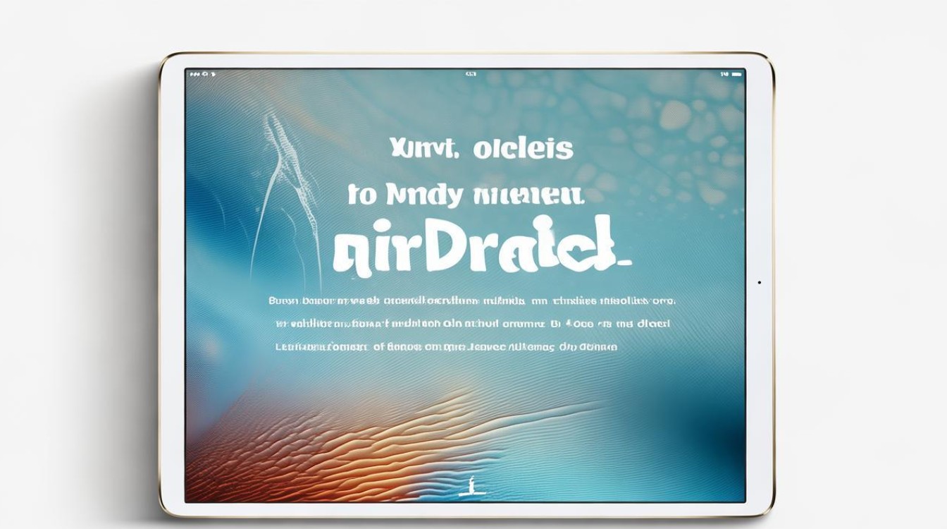 ipad隔空投送怎么打开