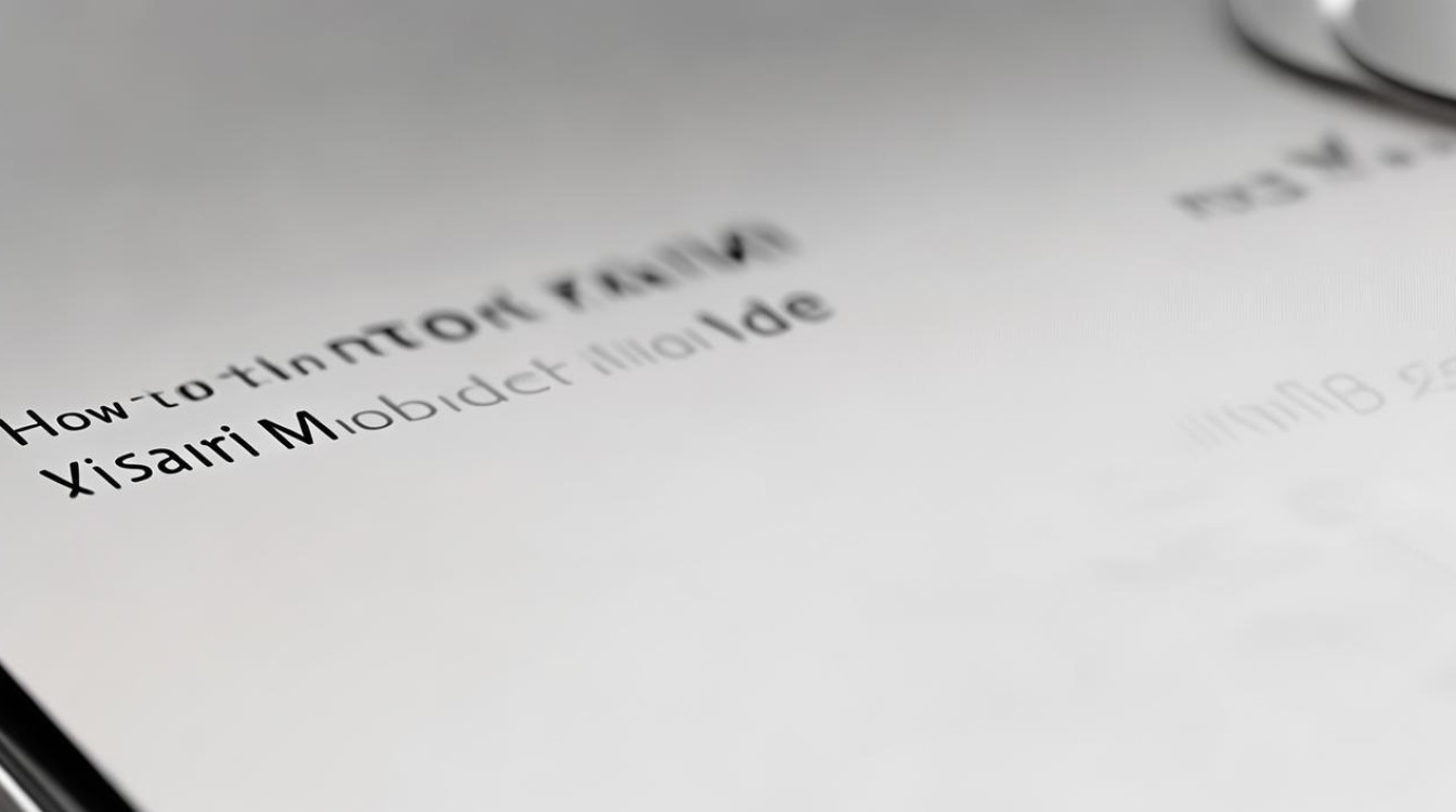 小米盲人模式怎么关闭