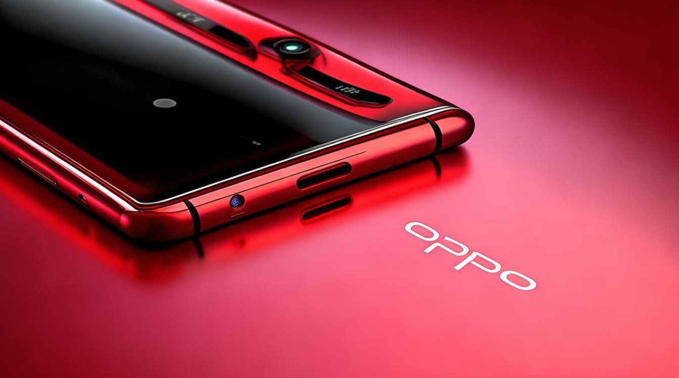 oppo红色手机