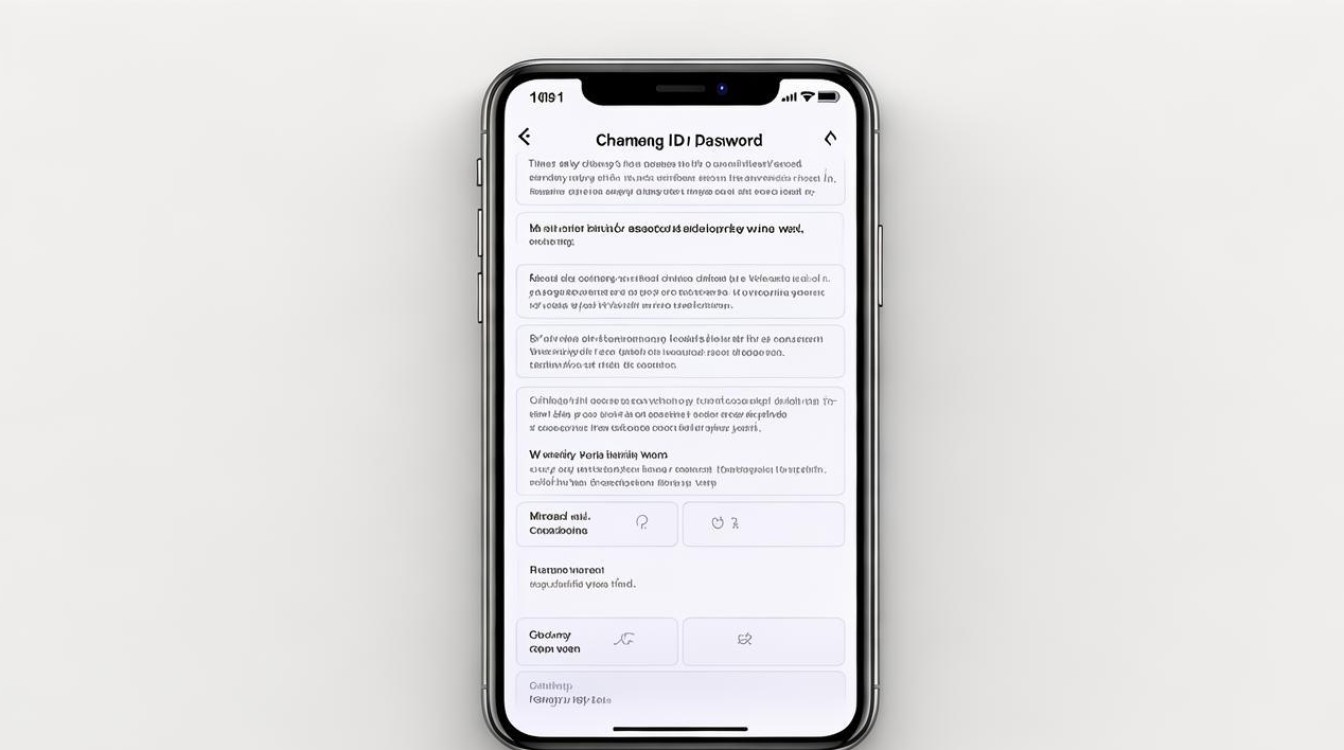 apple id密码怎么改