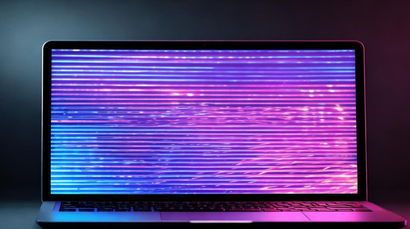 笔记本电脑屏幕花屏横条纹闪