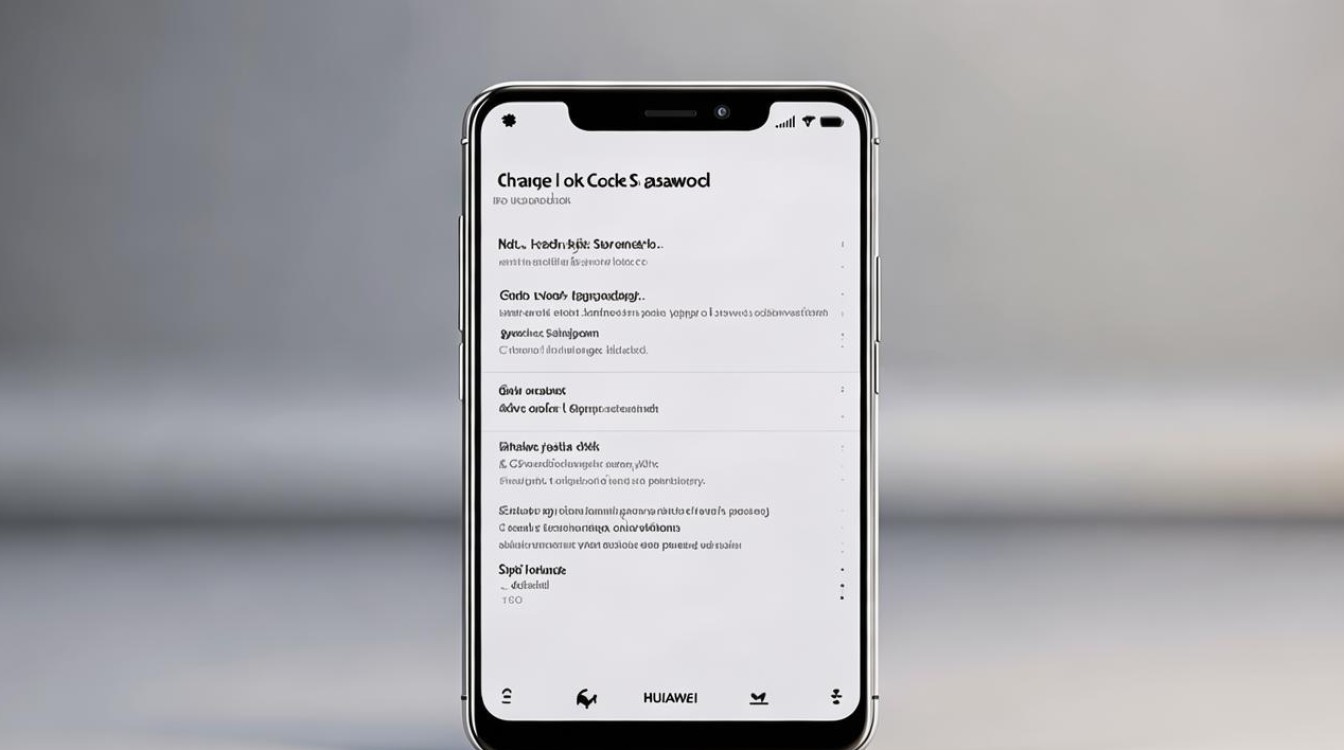 华为手机如何更改锁屏密码