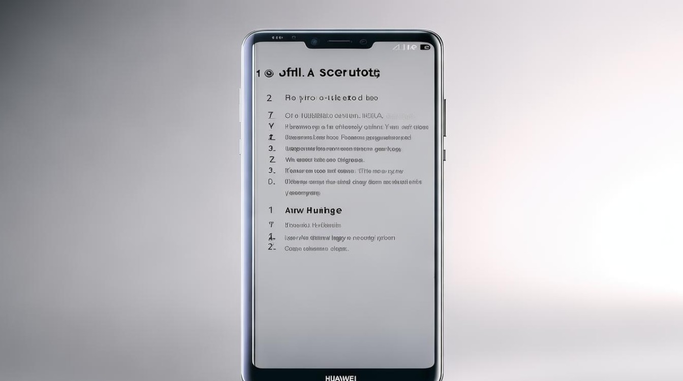 截屏华为手机怎么截屏