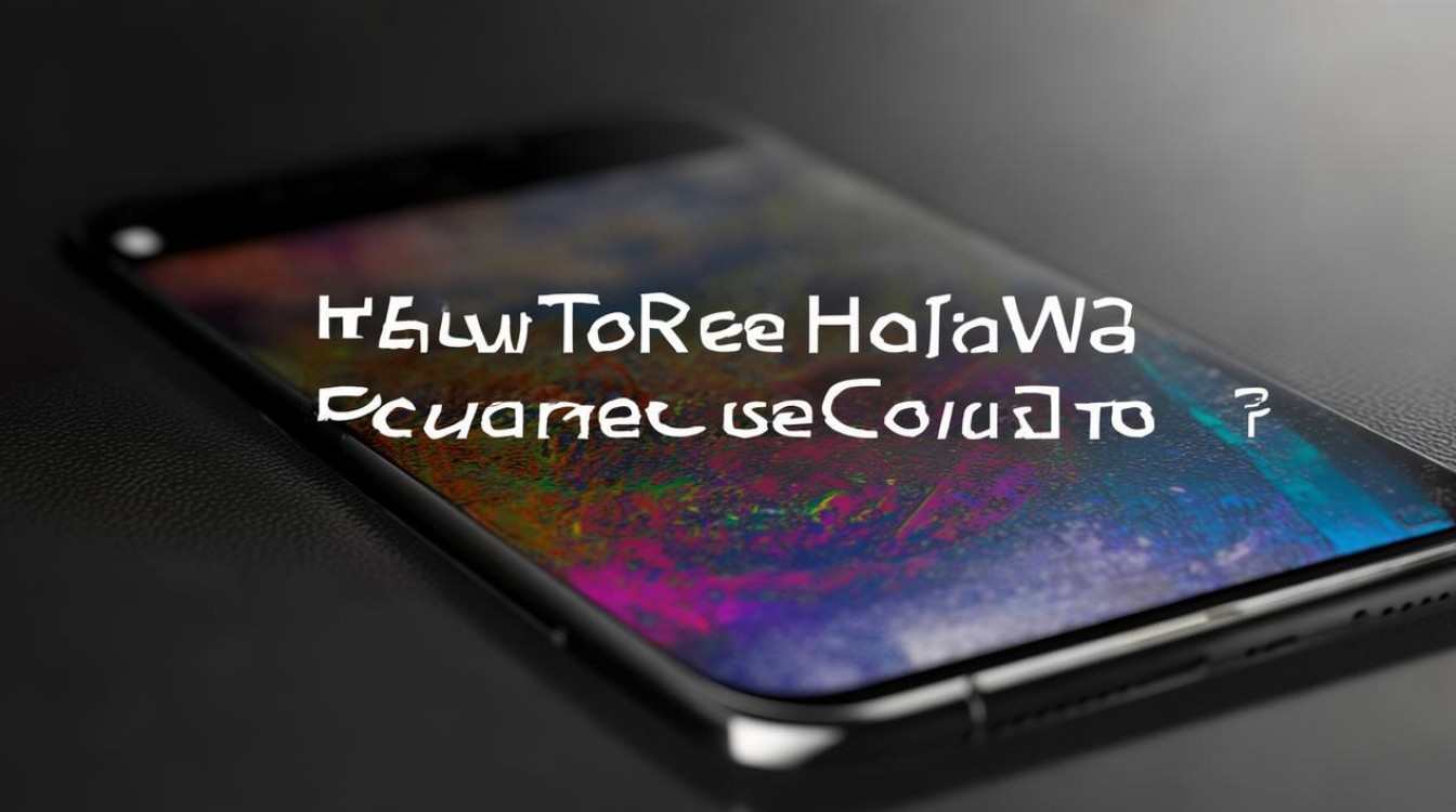 华为手机屏幕变黑白怎么恢复?