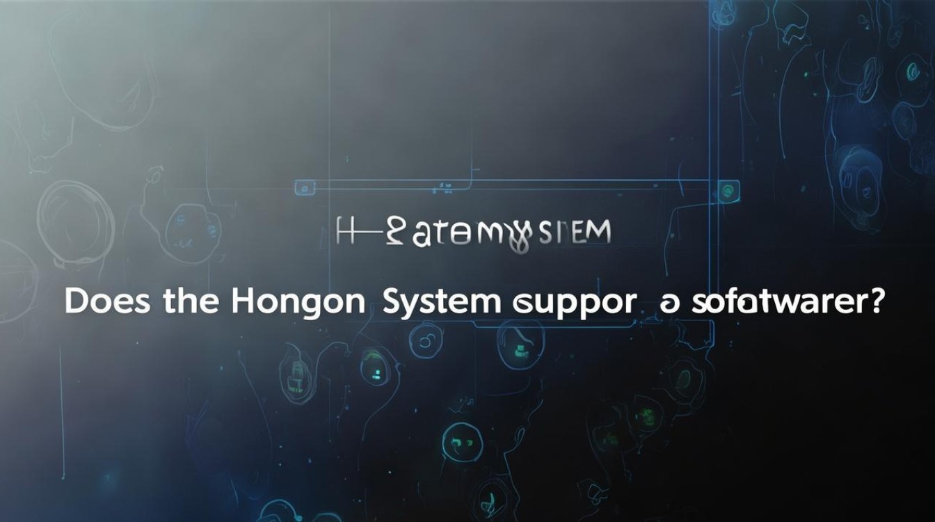 鸿蒙系统支持其他软件么