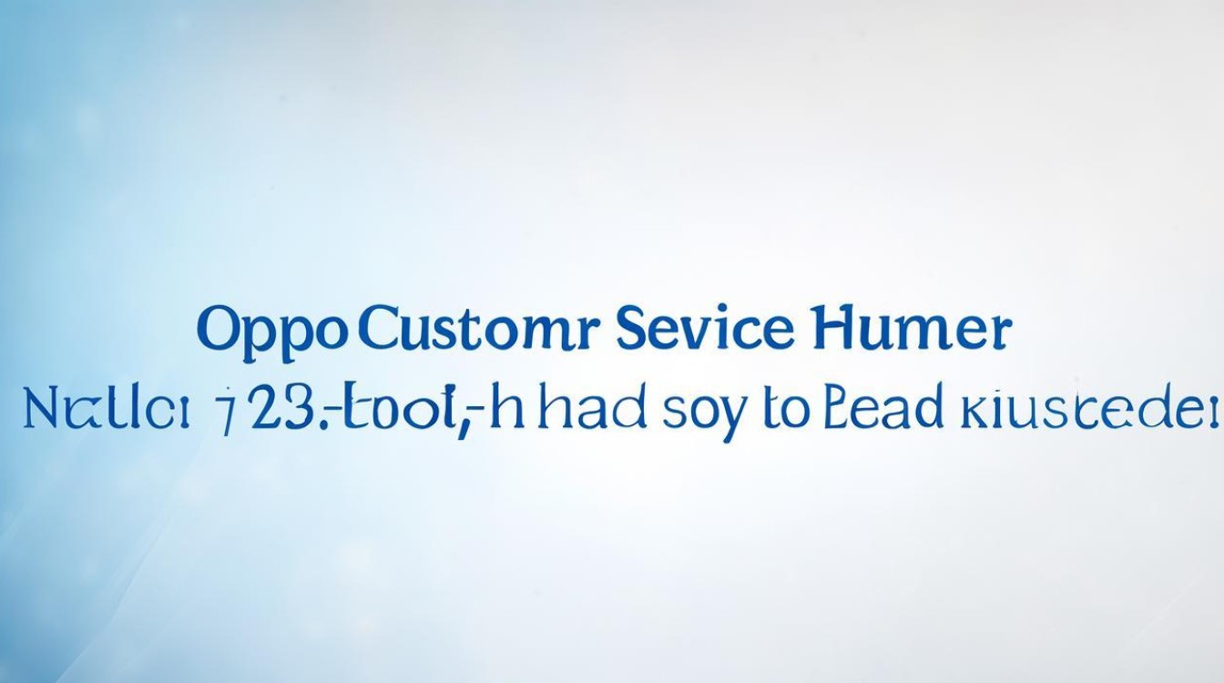 oppo 手机客服电话多少?