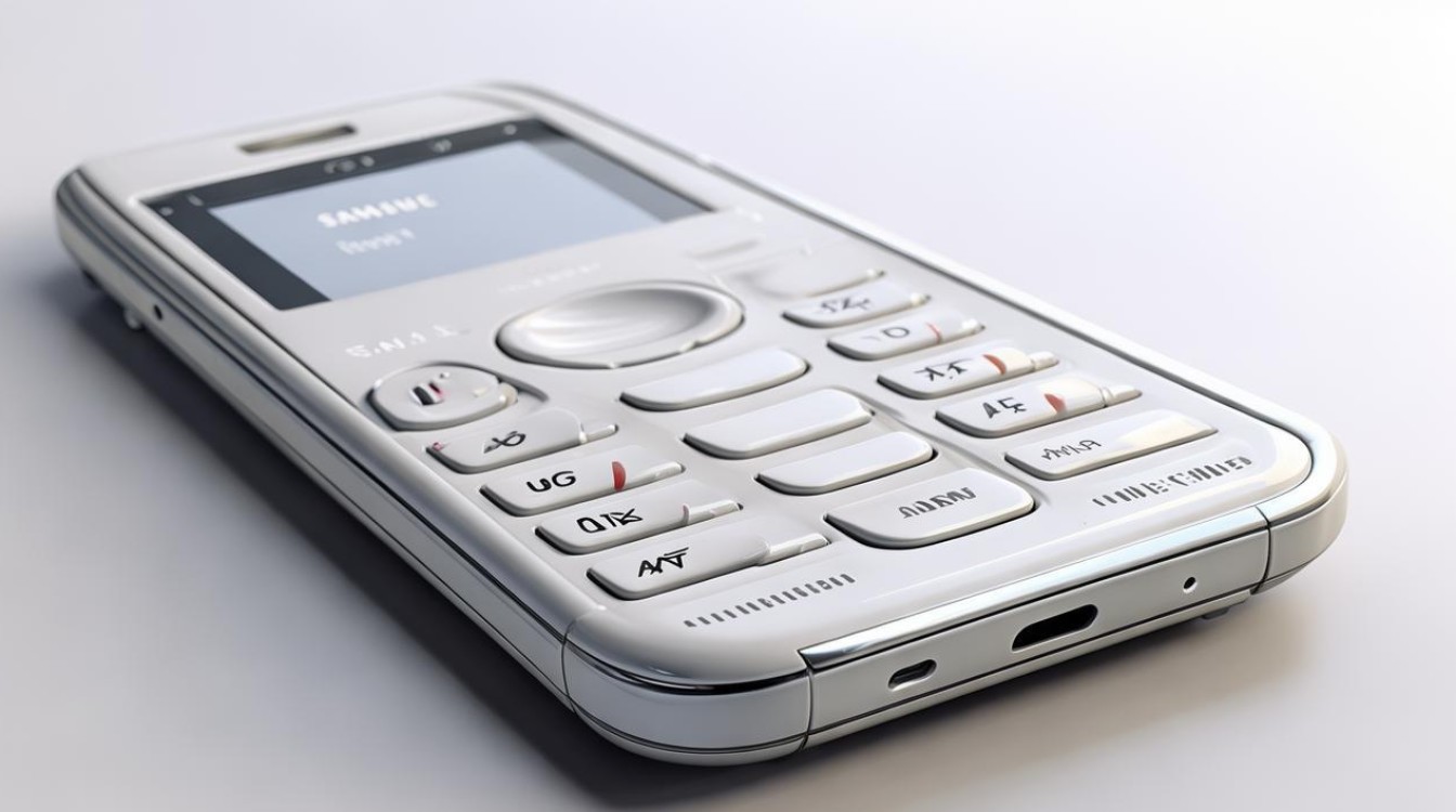 三星白色翻盖手机