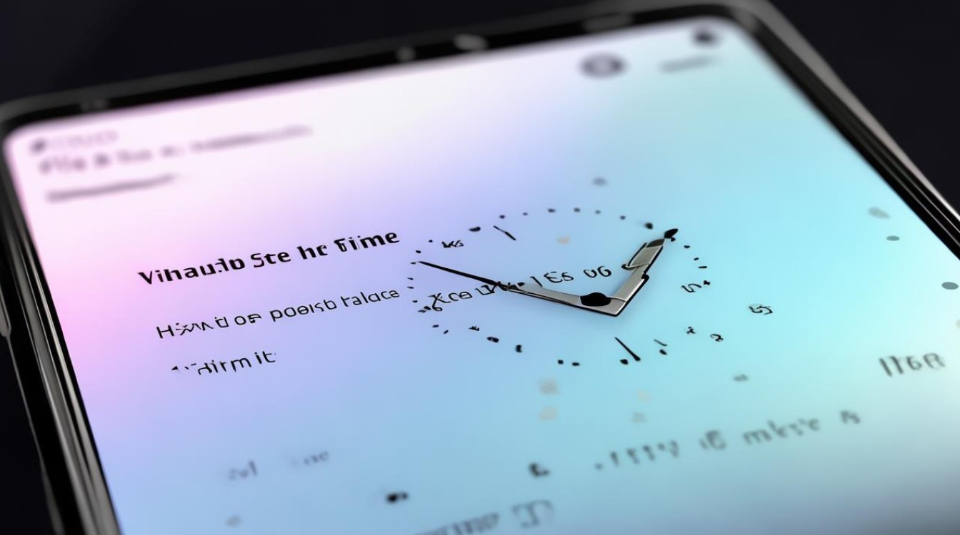vivo 手机怎么调时间？