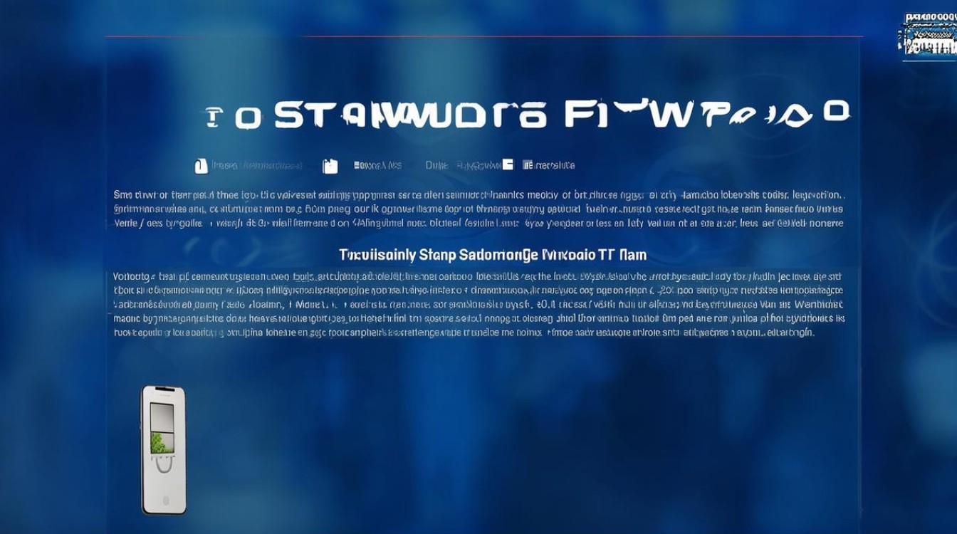 三星W999如何刷机？