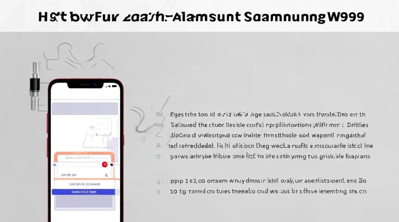 三星W999刷机教程