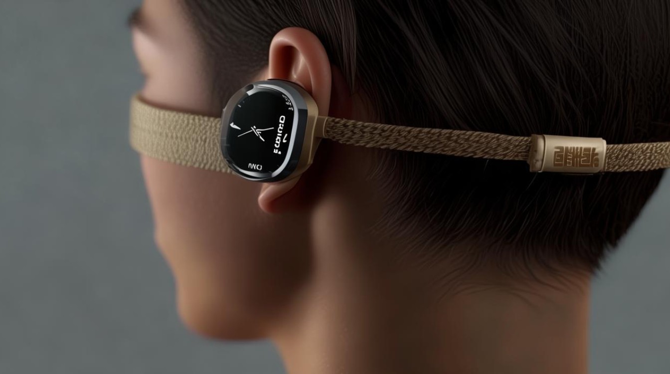 华为b2怎么带耳朵上