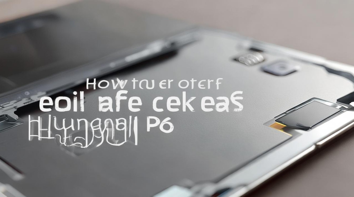 华为p6怎么打开后盖