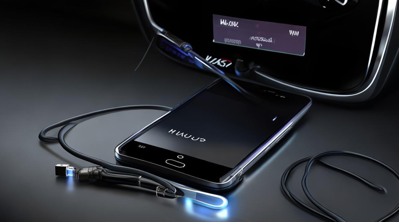 华为p8怎么连接汽车usb