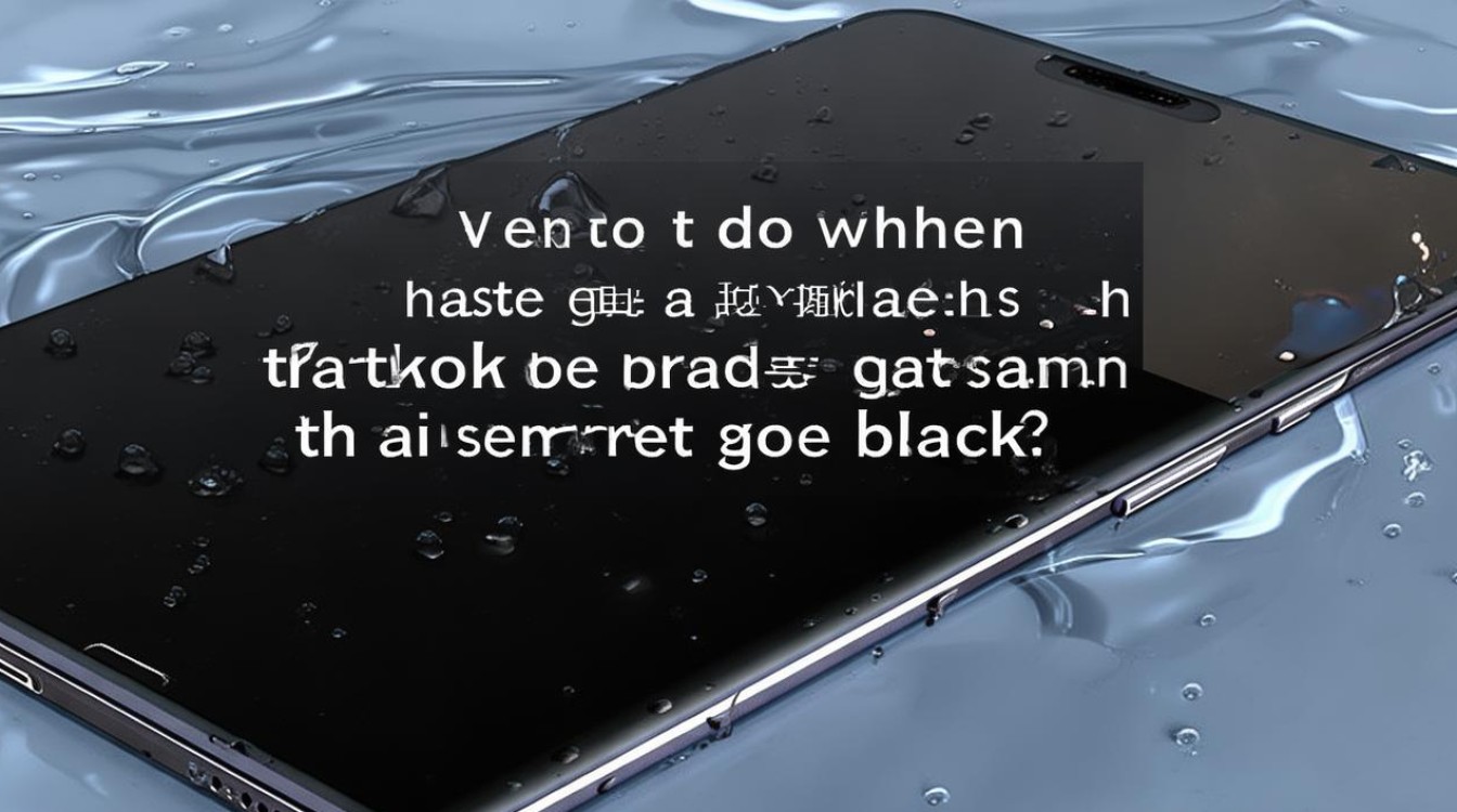 华为进水黑屏了怎么办
