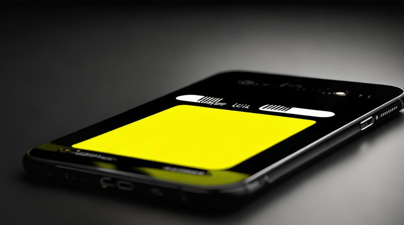 苹果手机满格电怎么显示黄色的