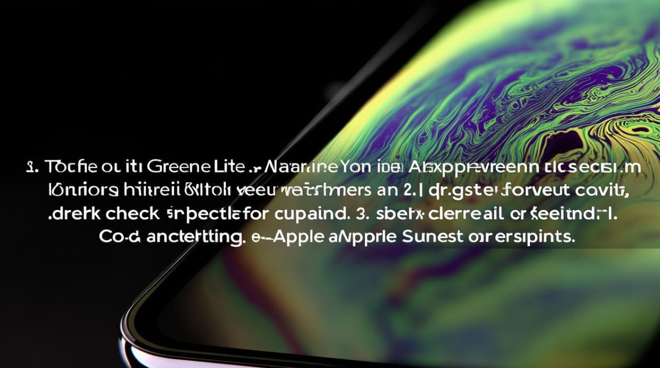 苹果xsmax屏幕出现绿条怎么办