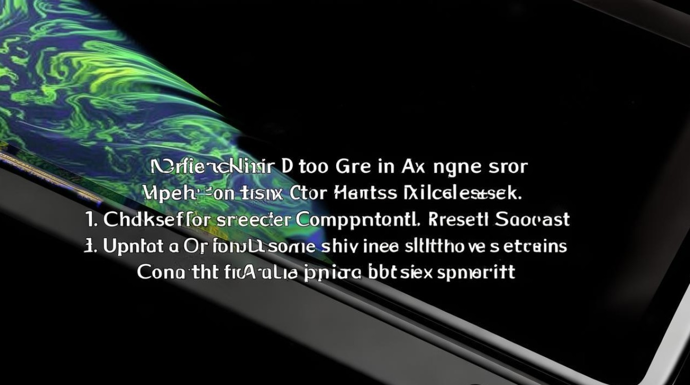 苹果xsmax屏幕出现绿条怎么办