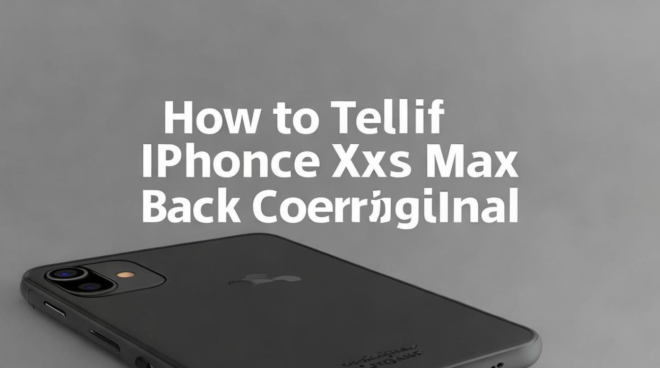 怎么分辨苹果xsmax是不是原装后盖