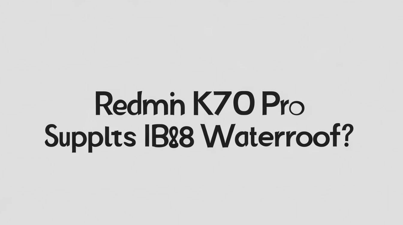 红米K70Pro支持IP68防水吗