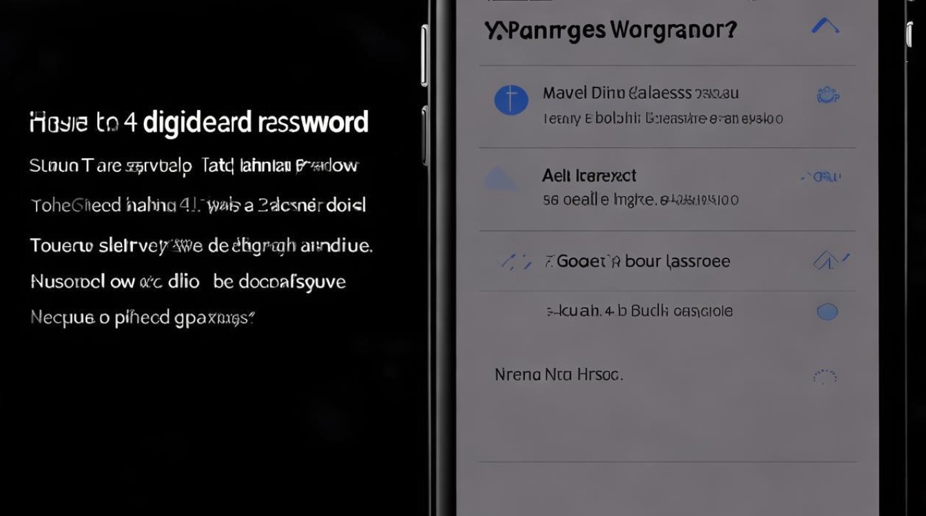 苹果手机怎么设置4位数密码