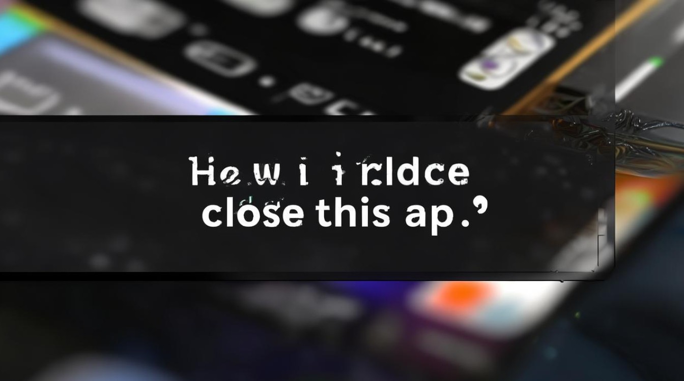 苹果手机后台程序怎么关闭不了