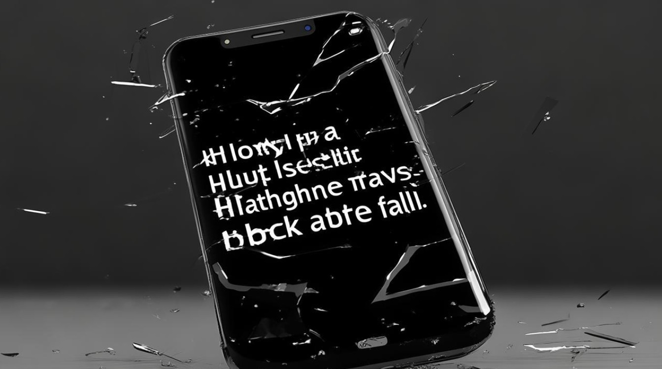 华为手机摔一下黑屏了怎么办