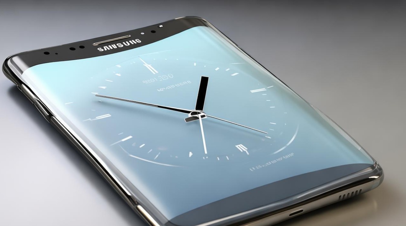 三星曲屏怎么显示时间