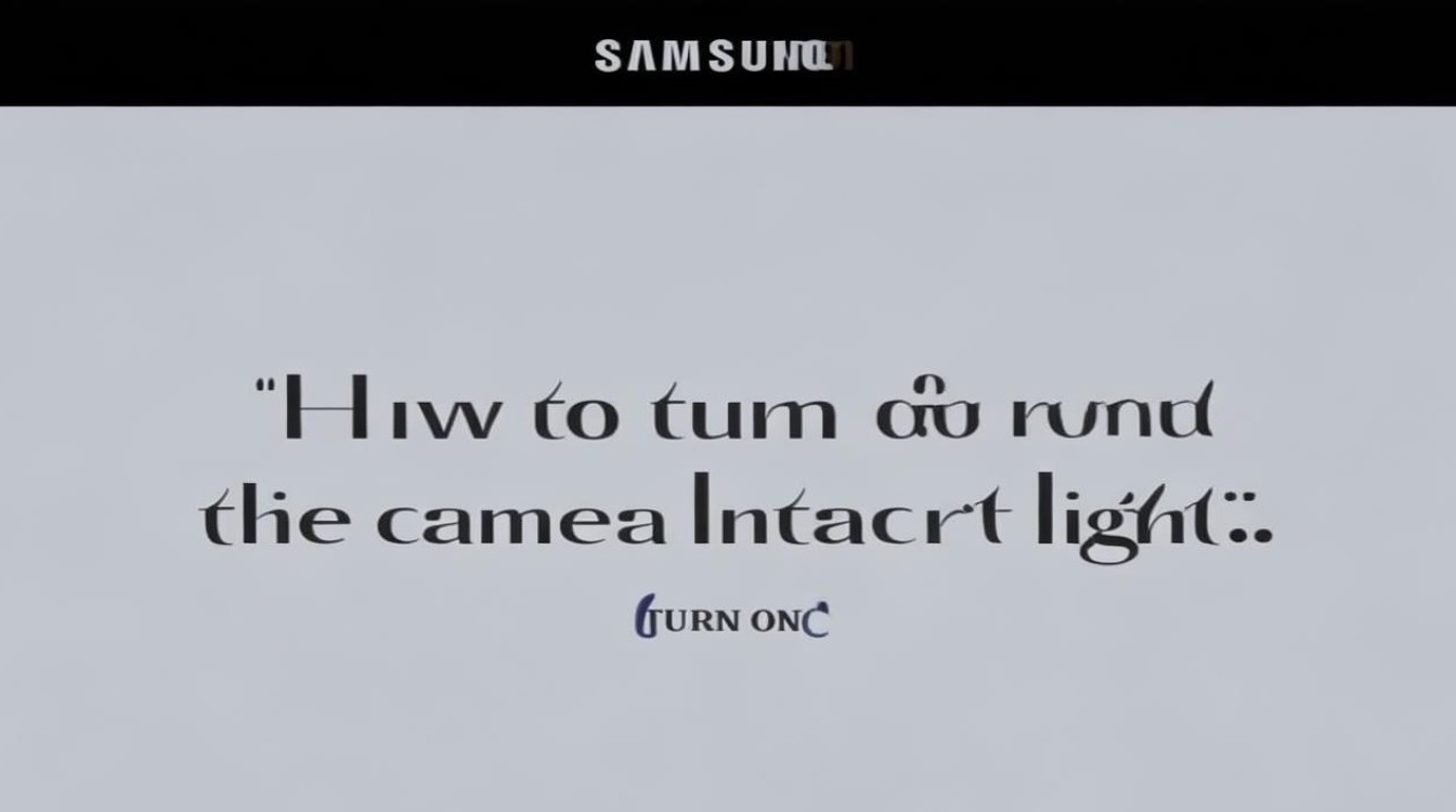 三星前置指示灯怎么开启