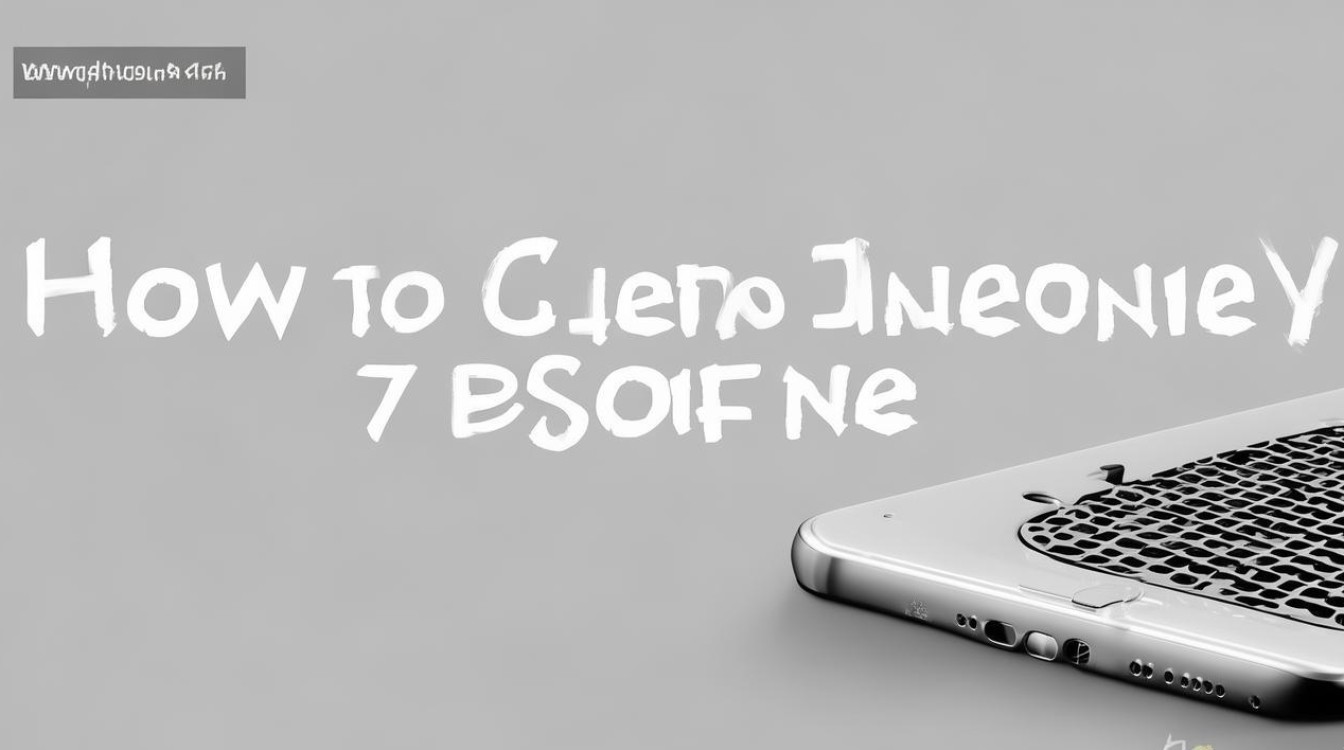 苹果七的喇叭怎么清理