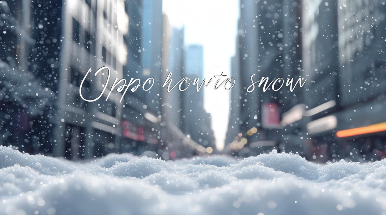 oppo怎么下雪