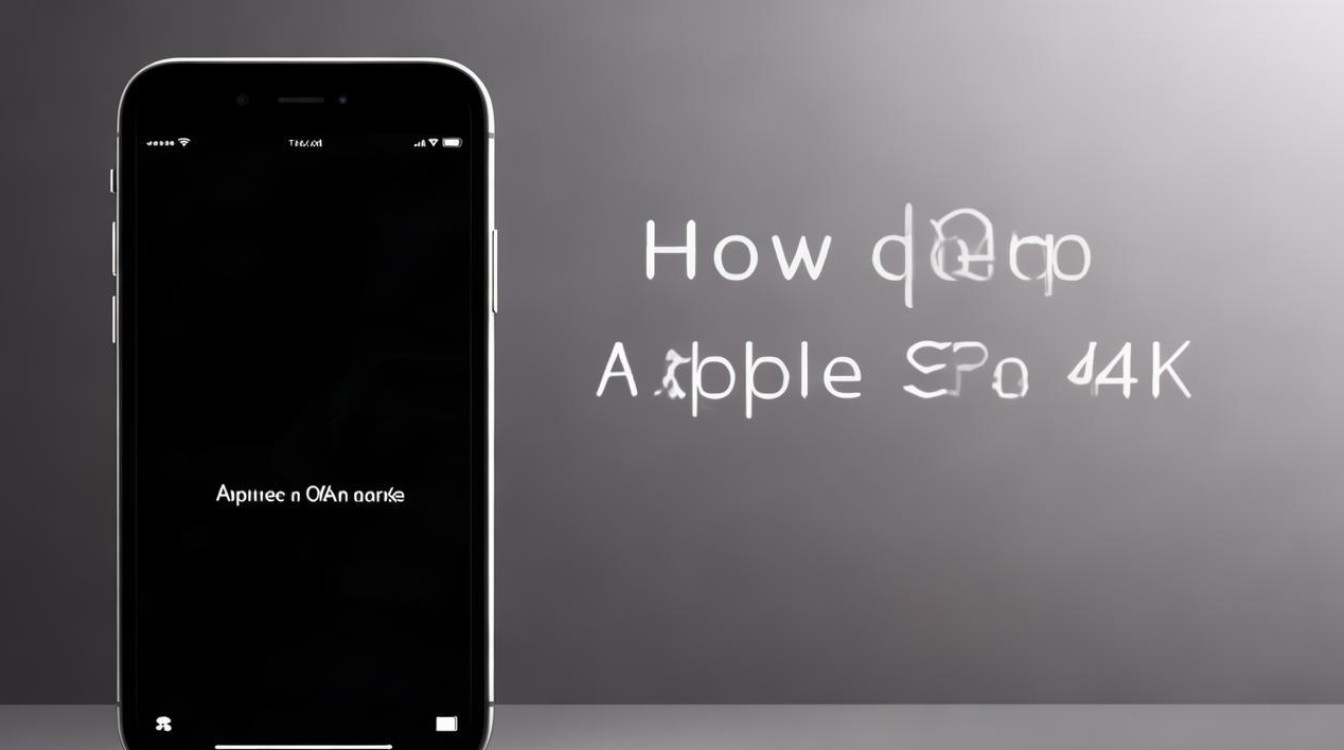 苹果se4k怎么打开