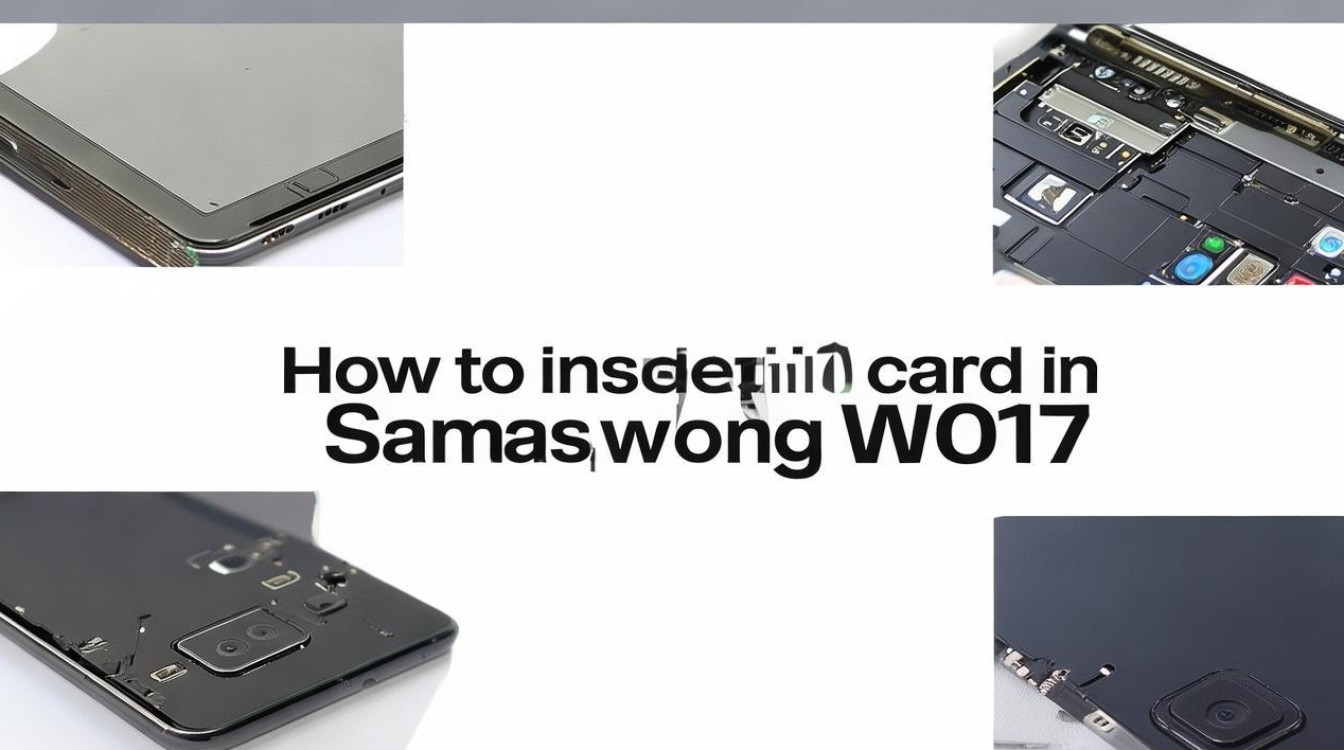 三星w2017怎么装卡