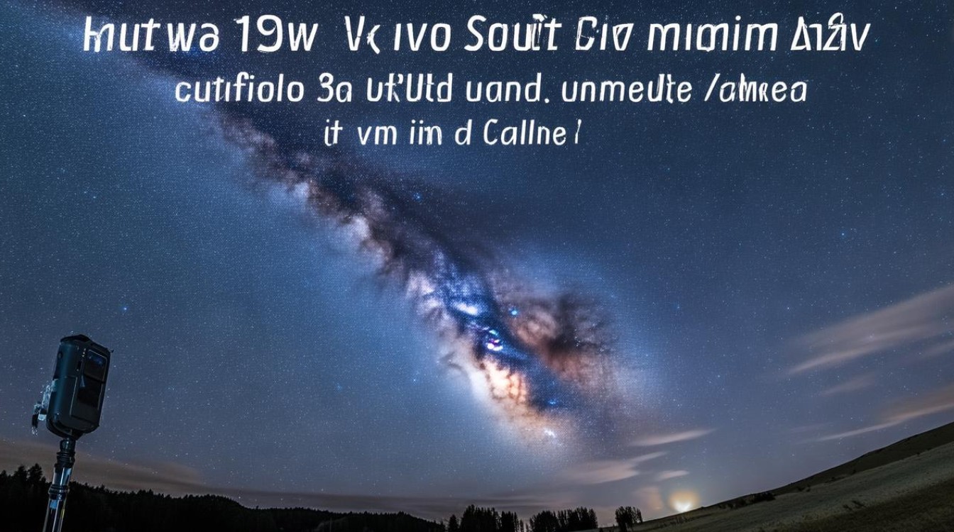 用vivo怎么拍星空