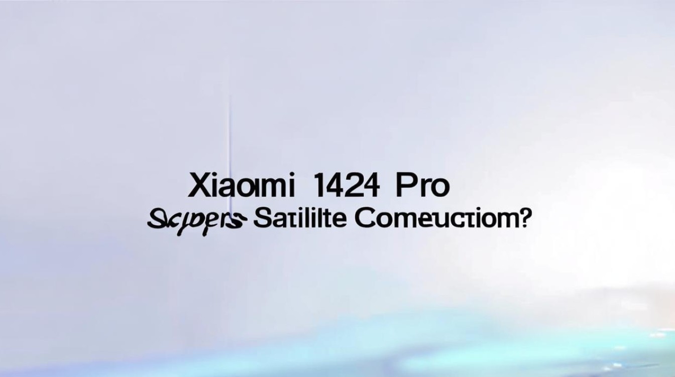 小米14 Pro支持卫星通信吗