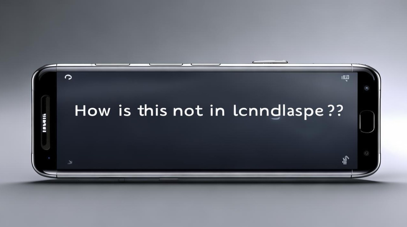 三星s8怎么是横屏