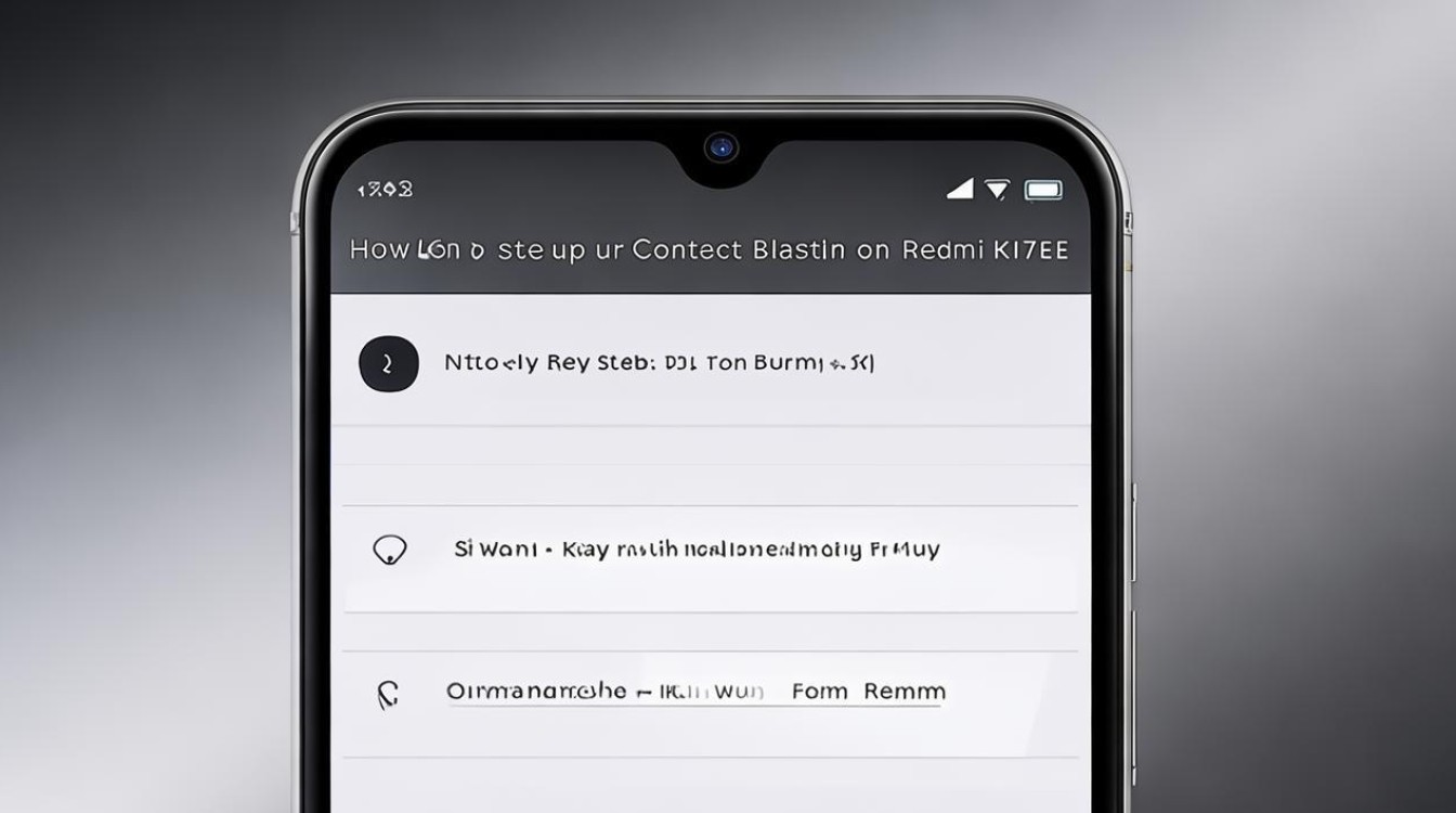 红米RedmiK70E如何设置通讯录黑名单？