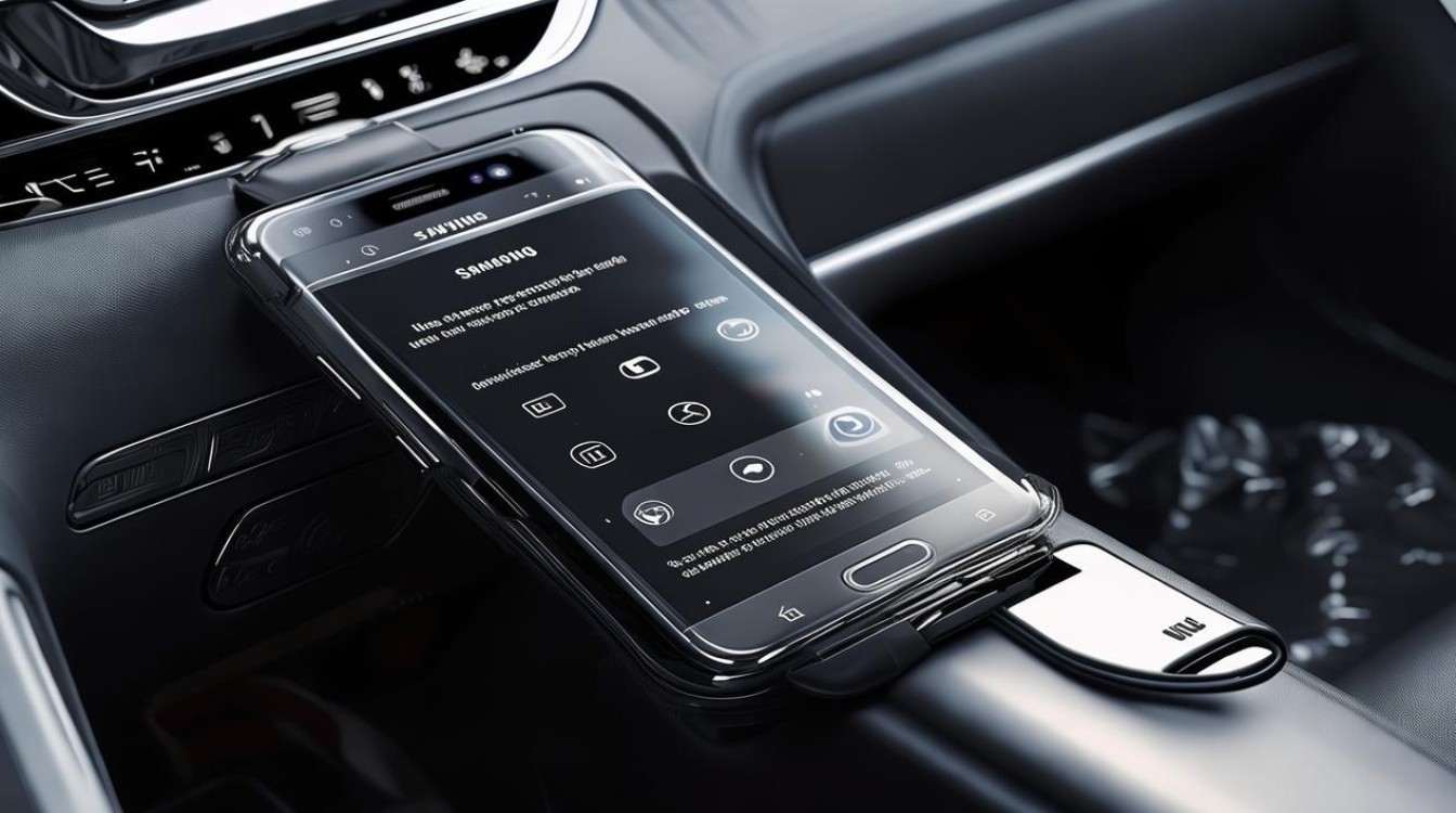 三星s8怎么连接车