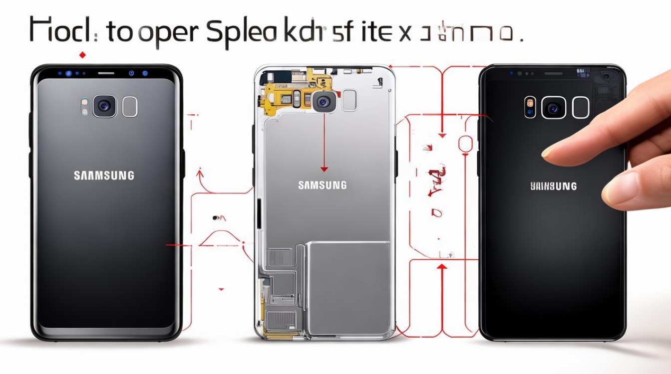 三星s8怎么开后壳